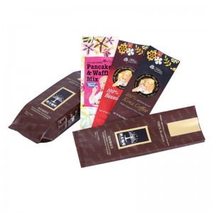 コーヒーバッグジップロック式バルブ付きコーヒーバッグスズネクタイカスタム印刷生分解性エアベントコーヒーバッグカスタム印刷平底