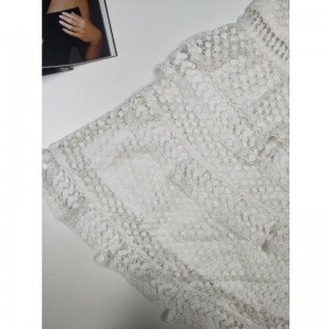 レディースホワイトレースドレスJLWD0040