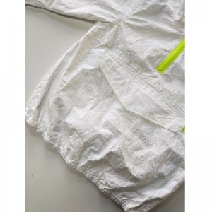 子供用ホワイトフード付きワインダーブレーカーRLCJ0004N