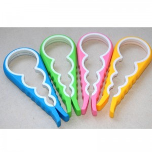 シリコン栓抜き多機能4イン1ボトルオープナー家庭用安全缶オープナーアンチスキッドとボトルキャップオープナー