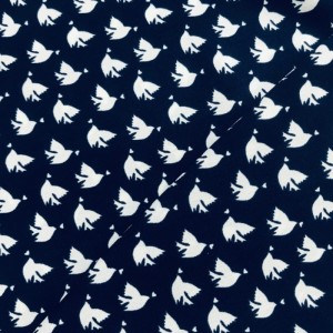 編まれたシフォンドレススポットプリント衣類生地卸売