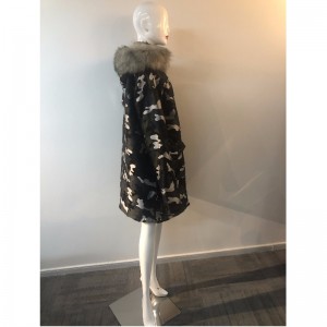 レディスの迷彩フードコートRLWPC0039