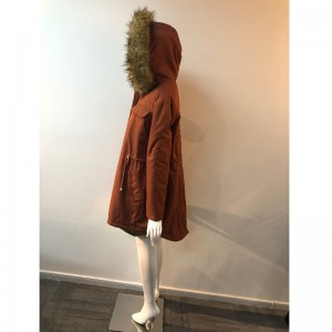 レディースフード付きコートRLWPC0045