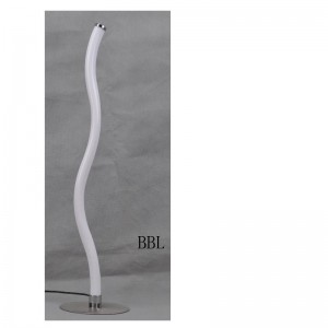 波型アクリルチューブ付きLEDテーブルランプ