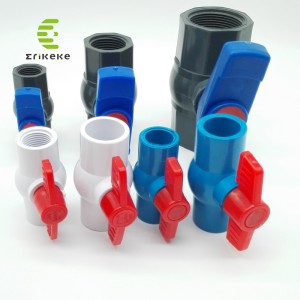 1/8インチバーブ付き高圧3方向ボールバルブ