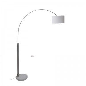 大理石ベースのボウフロアランプ