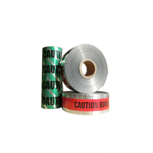 dddvManufactureの熱い販売の安い光ファイバケーブルのトレーサーワイヤーが付いている地下の検出可能な警告テープ