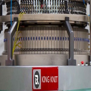 シングルオープン幅丸編機