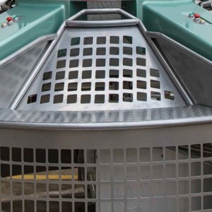 シングルオープン幅丸編機