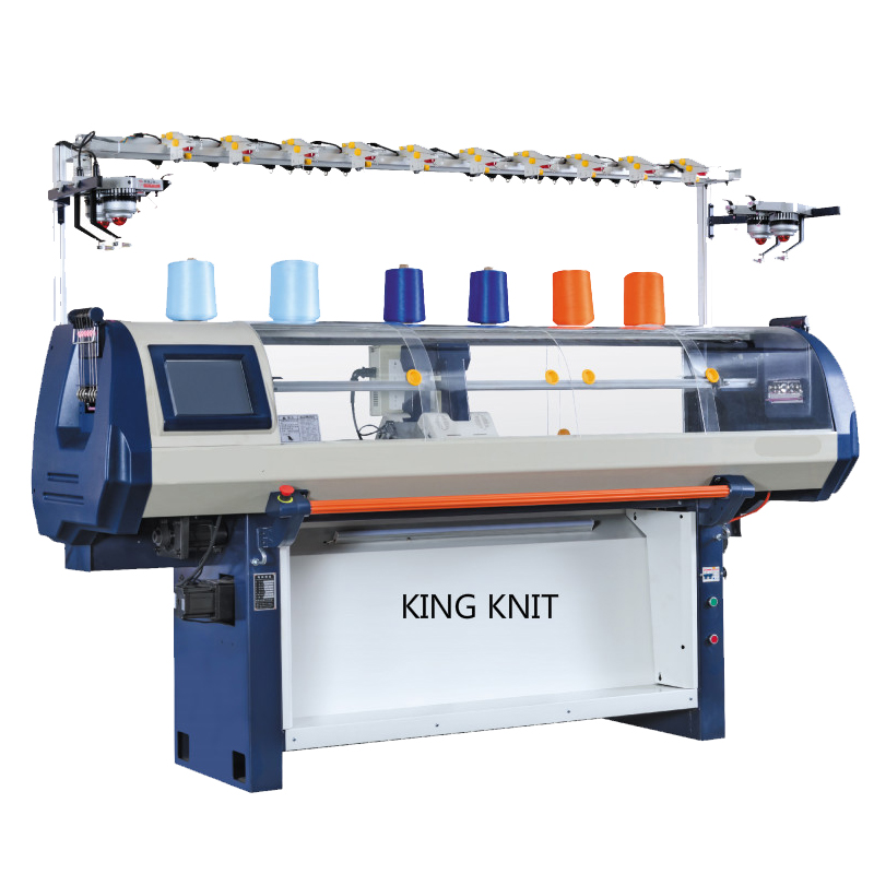 コンピューター自動横編機：