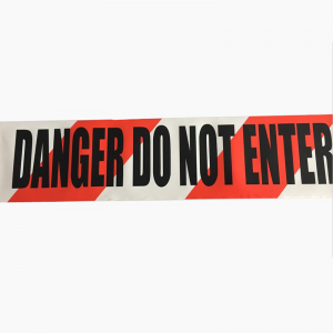 低品質の印刷可能な高品質の最高品質の無料サンプル警告安全警告PE赤バリアテープカスタム