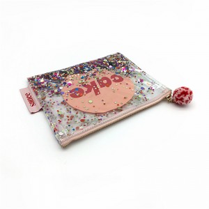 スパンコール化粧品袋