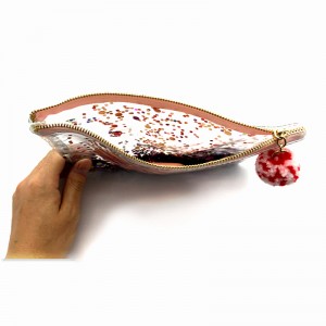 スパンコール化粧品袋