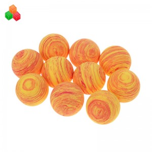 新製品高品質EVAフォームボールカスタマイズサイズ印刷ソフトEVAフォームボールゴルフ\/マッサージ\/子供の遊び場