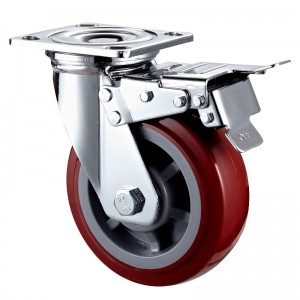 ヘビーデューティー-クロームメッキハウジングとブラックTPEホイール1