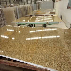 G682ミスティラストイエローの花崗岩スラブ