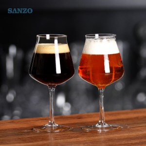 三蔵アルコールビールグラスカスタマイズされた手作りクリアビールスタイン完璧なビールグラス