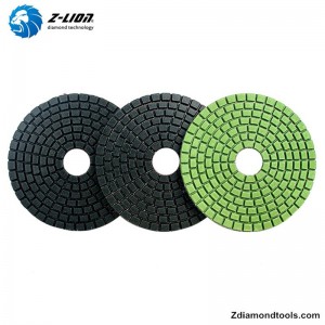 ZL-123A石用湿式ダイヤモンド樹脂研磨パッド