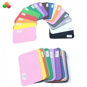 ホット販売高密度カラフルな2mm 6mm 10mmスリッパメモリEVAフォームシートカスタムサイズの包装用安全ゴムシート