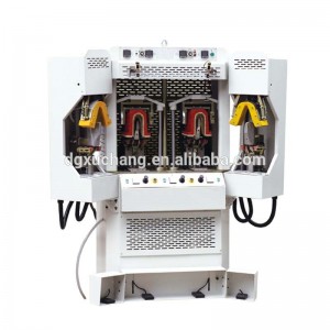 レザースポーツシューズヴァンプアッパーメイキングエアバッグヒールバックパーツヒールモールディング成形機