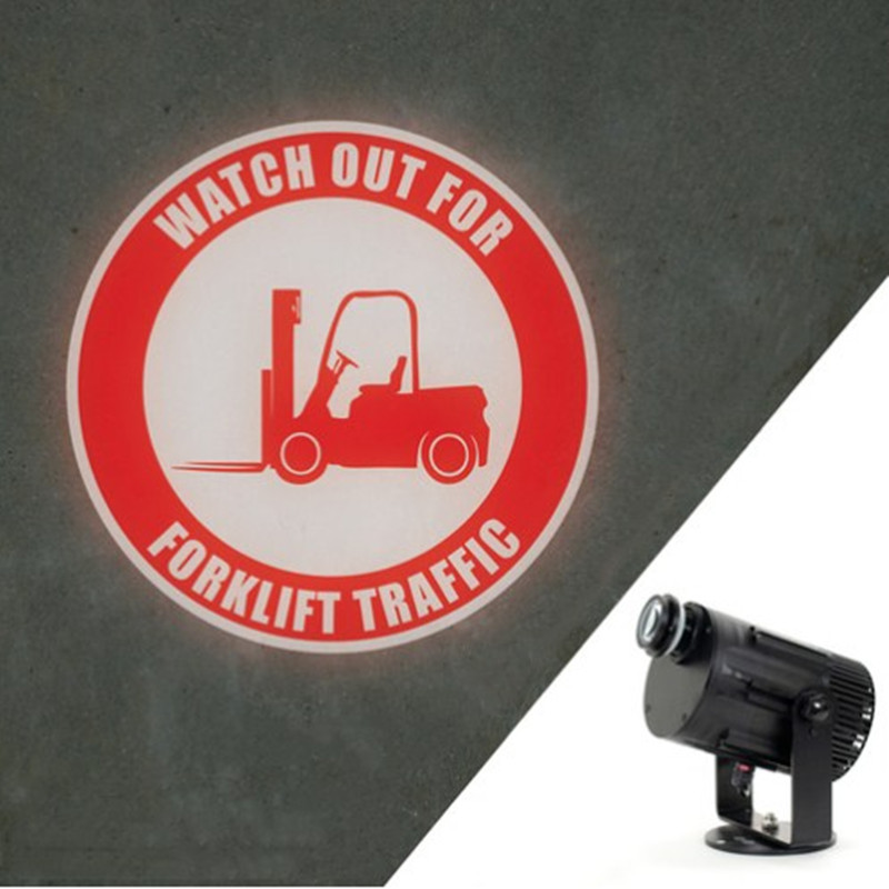 手動ズーム付き倉庫の安全性のためのカスタム警告サインゴボプロジェクターライト