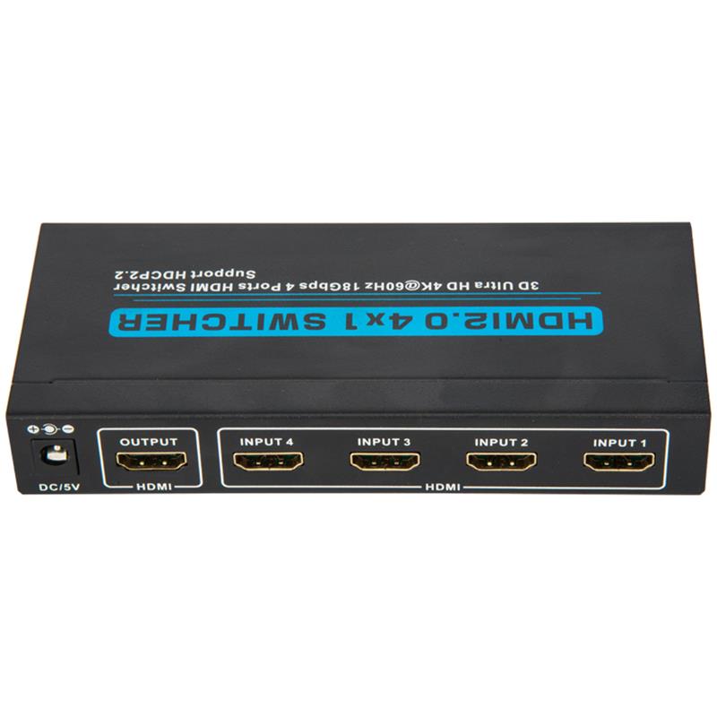 V2.0 HDMI 4x1スイッチャーサポート3D Ultra HD 4Kx2K @ 60Hz HDCP2.2