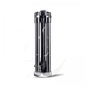 Kingjoy SC056ローアングルシューティングとセンターコラムを備えた5セクション折りたたみ式三脚キットは、一脚として使用できます