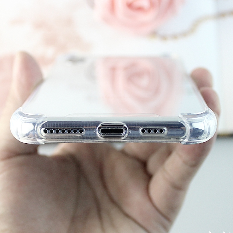 iPhone X / iPhone XS TPU + PC透明で耐衝撃性の携帯電話ケース