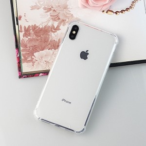 iPhone X \/ iPhone XS TPU + PC透明で耐衝撃性の携帯電話ケース