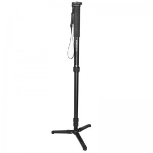 Kingjoy Photographe脚ベースのプロフェッショナル向けのアルミニウム製の新しい一脚