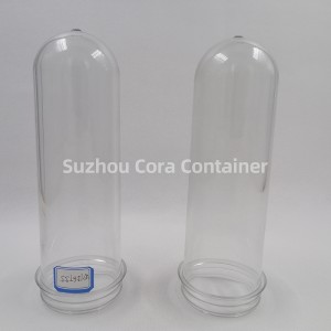 55mm 156g首のサイズ62mm Plasitcペットプリフォーム水飲料オイル