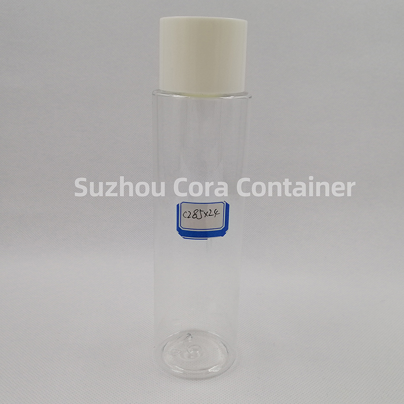 275 mlネックサイズ24 mmペットプラスチック製のボトルは、キャップをねじってキャップ