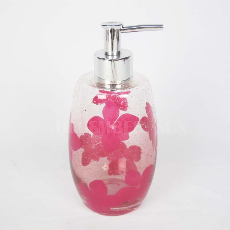 6個のガラスバスルームアクセサリーセット