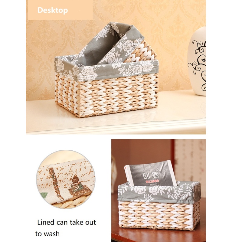 ライナー付きわら織バックセット