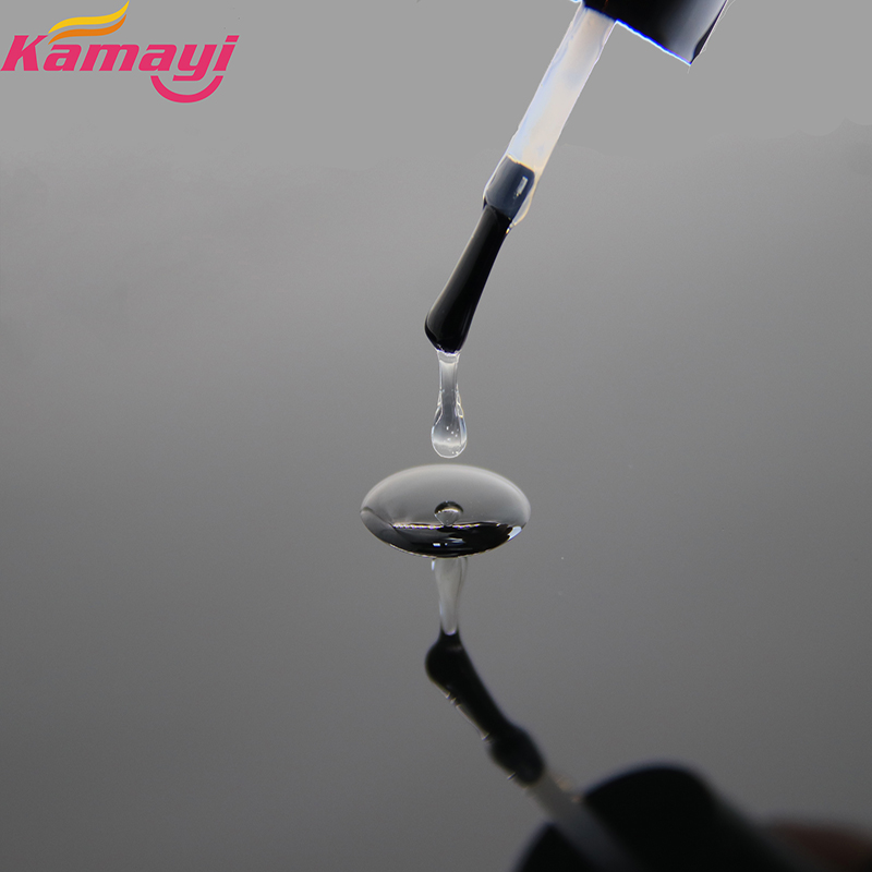Kamayiホット販売ネイルアートデザインメイクアップマニキュア長期的な輝く光沢UVジェルネイルポリッシュ強化トップコートジェル
