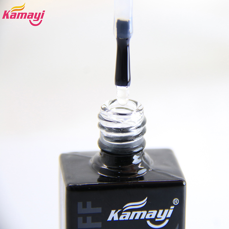 Kamayiトップコートとベースコートネイルサロンデザイン品質工場価格浸漬UV LEDネイルジェルポリッシュトップコート仕上げジェル
