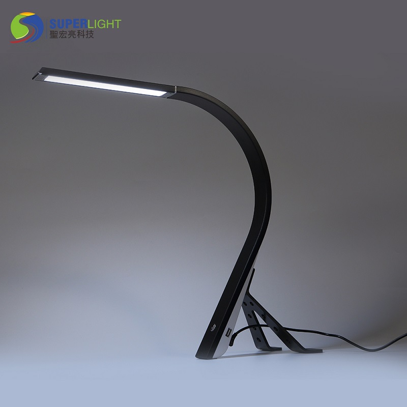 521 LED読書眼保護デスクランプ5レベルの明るさスイッチ調光器ランプ