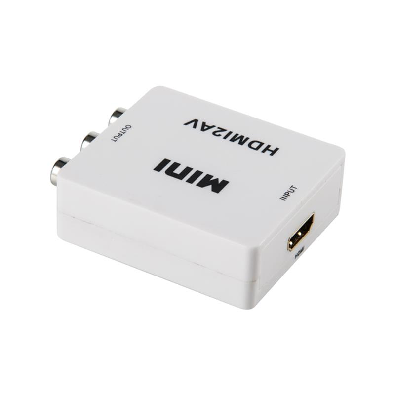 ミニサイズHDMI-AV / RCAコンバーター1080P