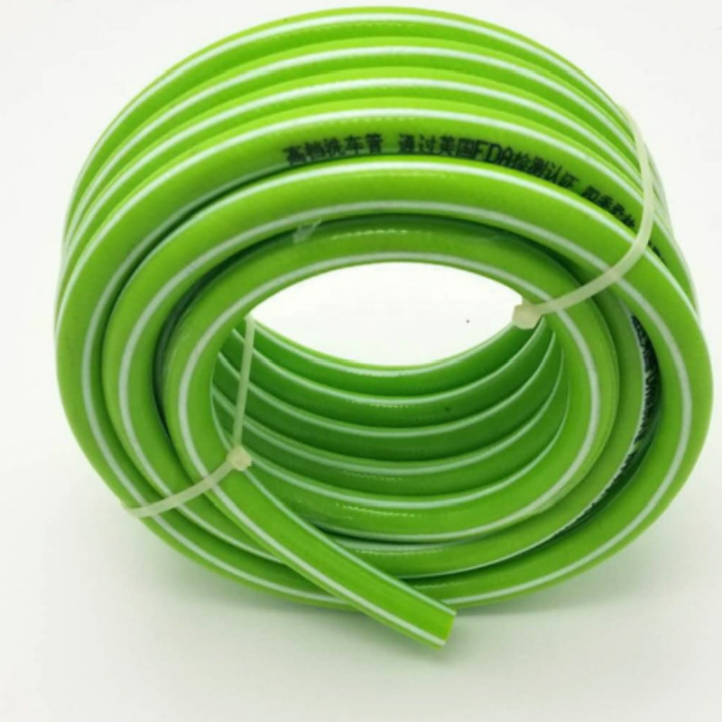 カラフルな柔軟な繊維編組強化プラスチックPVCガーデンウォーターホース