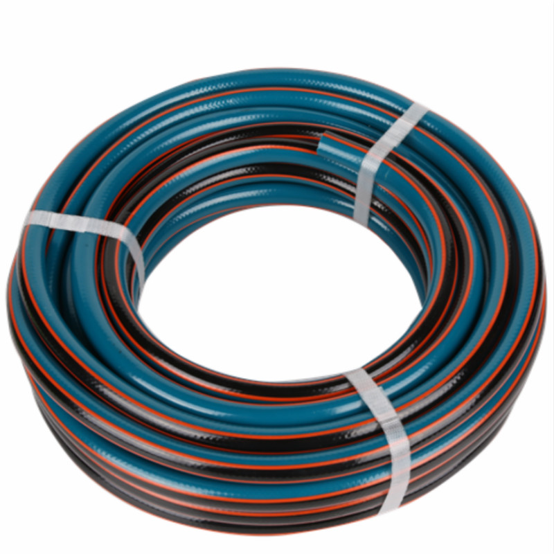 3層のカラフルな編組ガーデン水柔軟なPVCホース