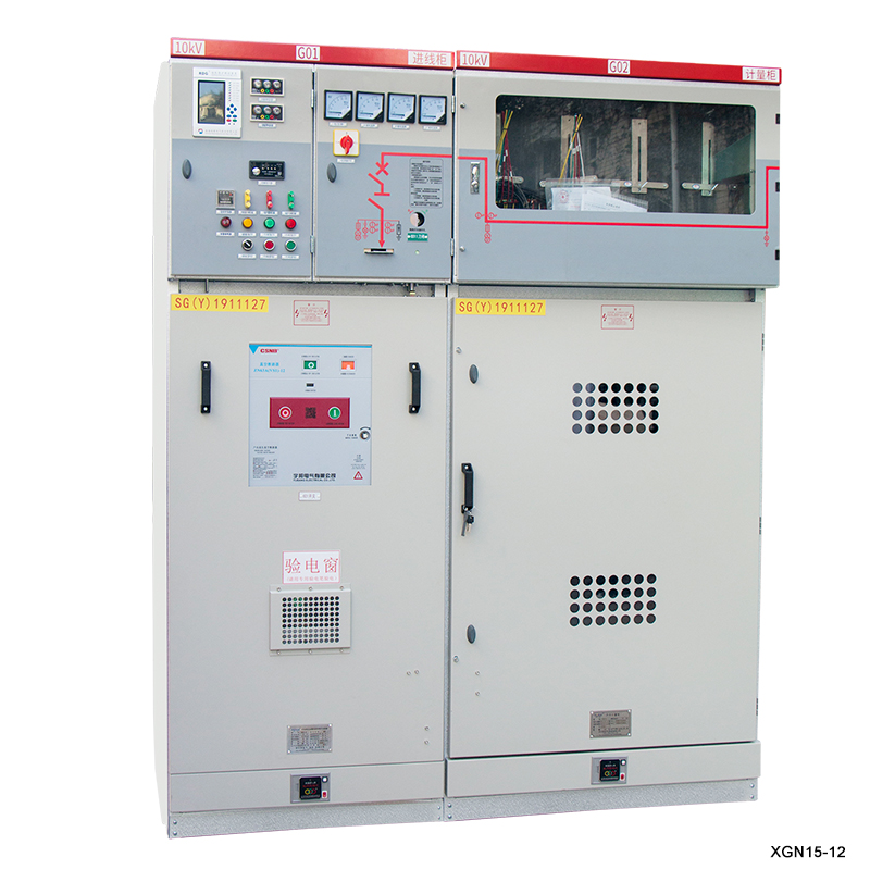 OEM ODM 11KV-45KV高圧金属密閉SF6ガス絶縁リング本体RMU開閉装置