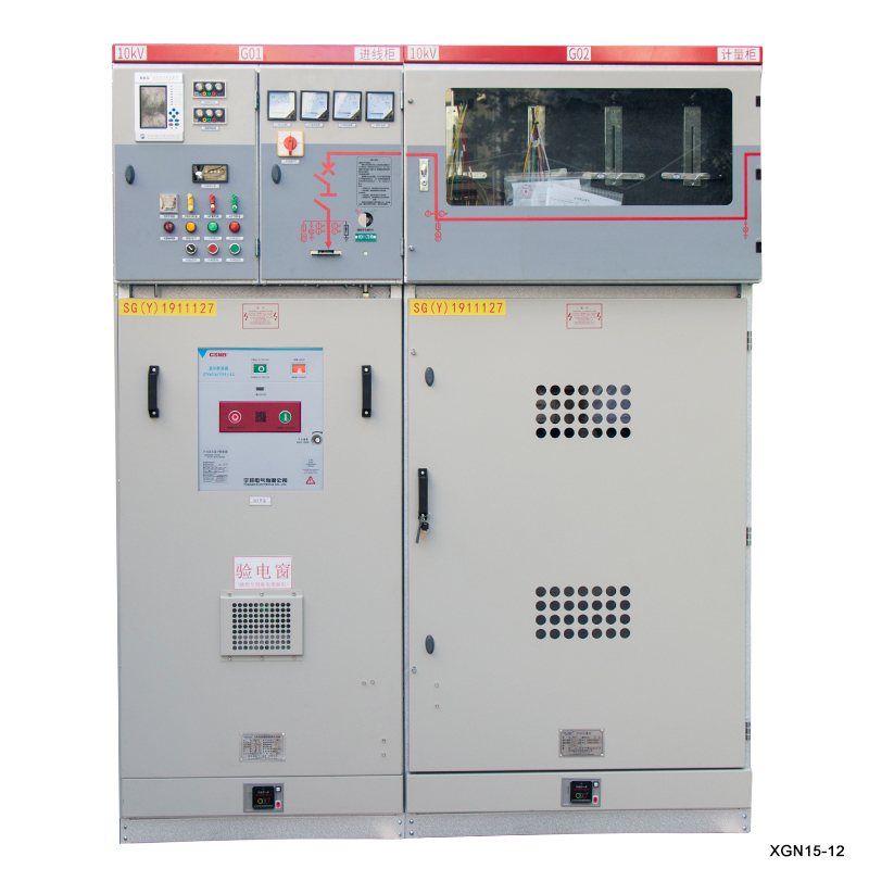 OEM ODM 11KV-45KV高圧金属密閉SF6ガス絶縁リング本体RMU開閉装置