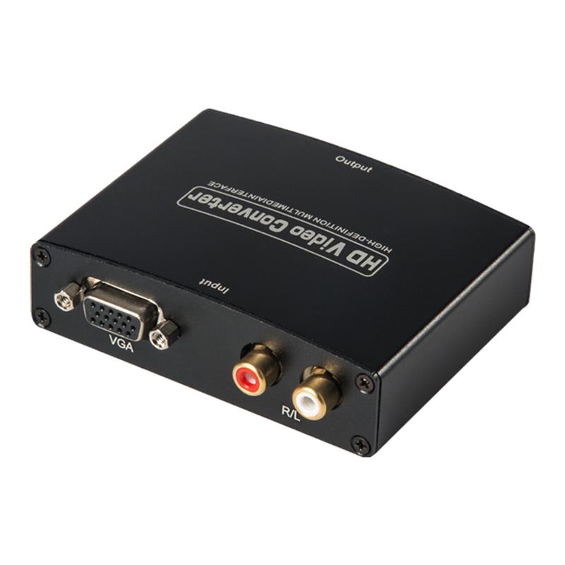 VGA + R / L Audio to HDMI Converter 1080P