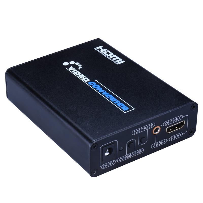 AV + S-Video HDMIコンバーター1080P