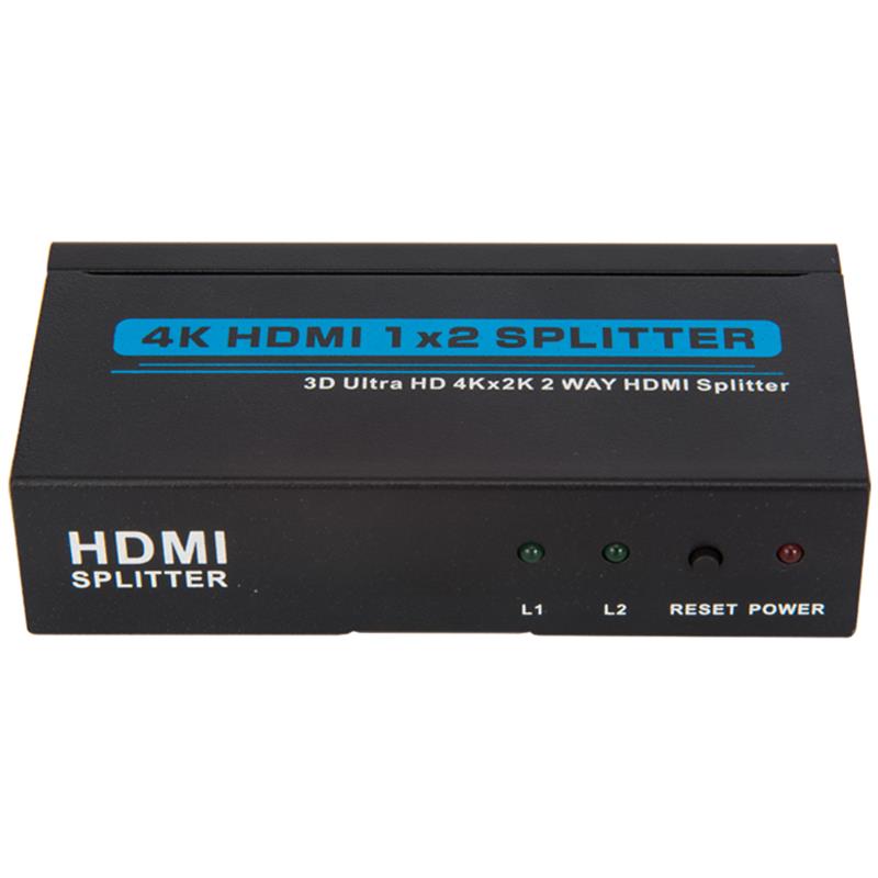 V1.4 2ポートHDMI 1x2スプリッター3D Ultra HD 4Kx2K / 30Hz