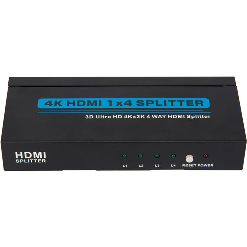4K 4ポートHDMI 1x4スプリッターサポート3D Ultra HD 4Kx2K / 30Hz