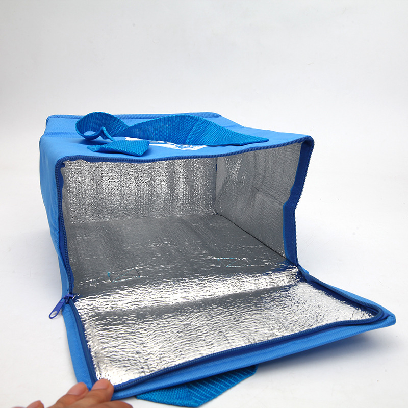 SGC30卸売安いプロモーション価格リサイクル可能なカスタムロゴプリント食料品トート断熱クーラーバッグ