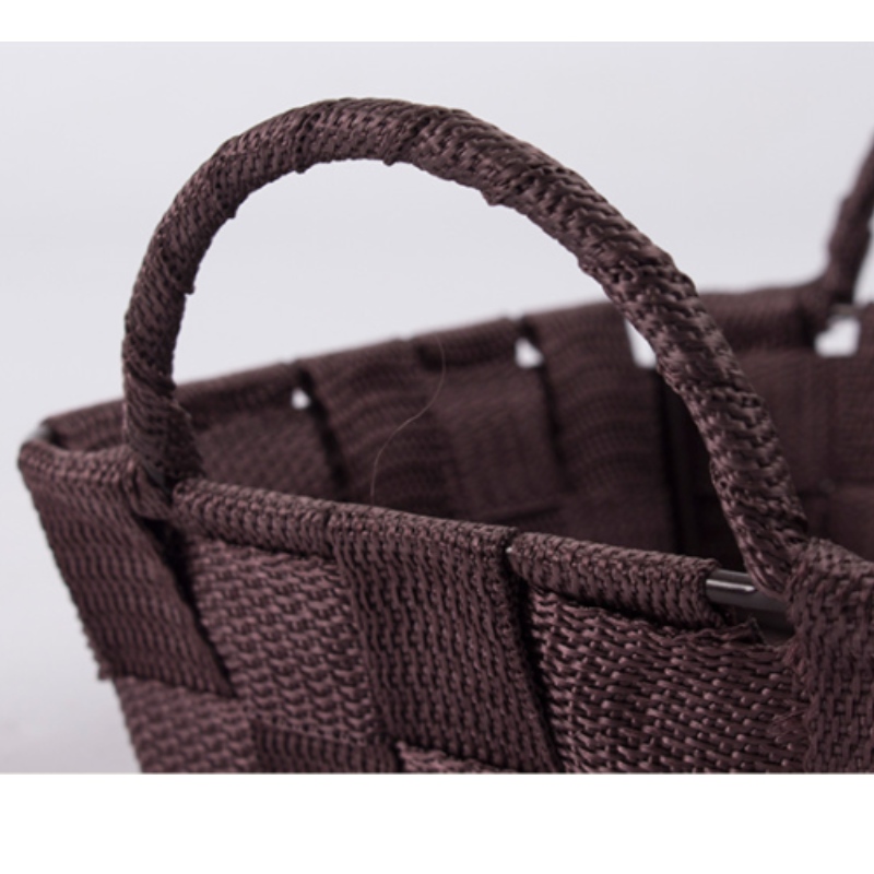 手作りのポリプロピレン織物バスケット