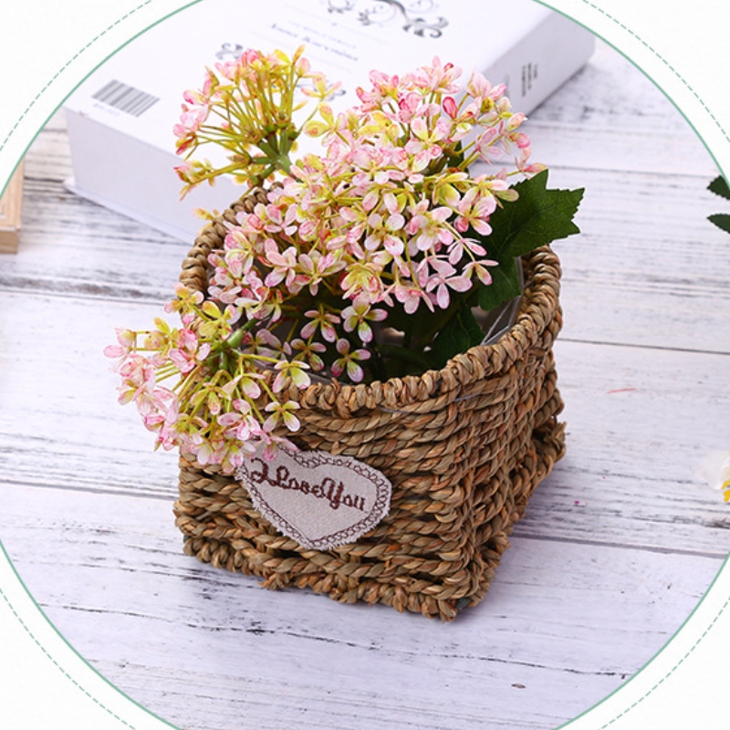 花の家の装飾バスケット