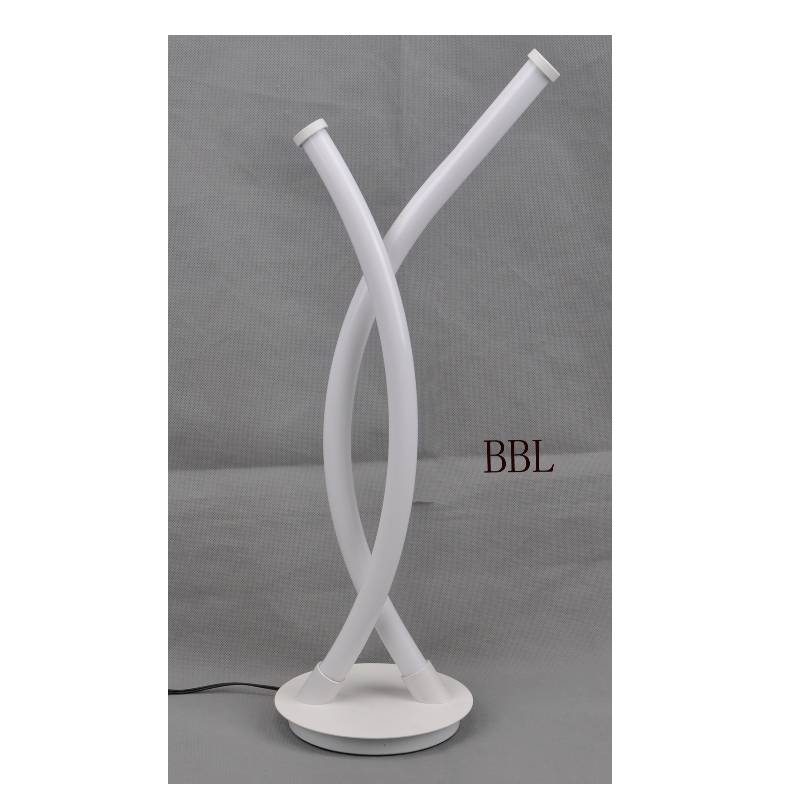 Xアクリルチューブと影なしのLEDテーブルランプ